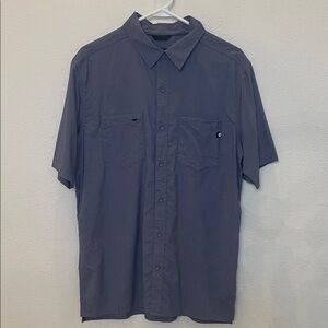 Marmot Innesdale Short Sleeve Button Down Collared Shirt Size Large